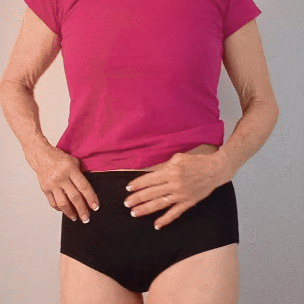 Découvrez la culotte anti-fuite Gloria, offrant un confort optimal et une absorption maximale. La solution discrète et élégante pour rester confiante toute la journée.