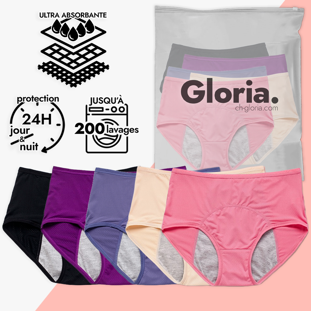 Gloria™ - Culotte Anti-Fuite Discrète & Élégante